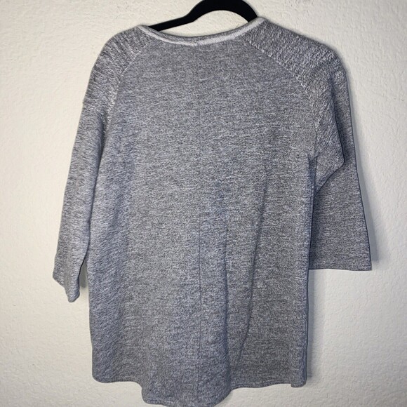 ANTHROPOLOGIE Dolan sweater lagen cottage 3/4 Sleeve Knit beach boho M - Picture 6 of 10